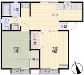 さくらコーポの物件間取画像